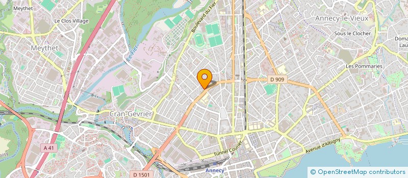 localisation de l'entreprise MONSIEUR THIBAULT DUPE à ANNECY