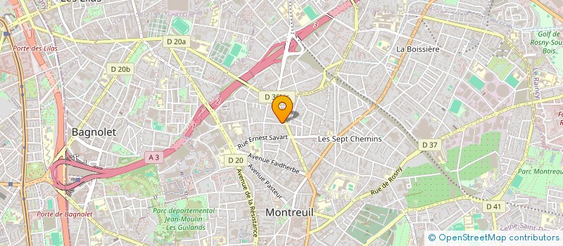 localisation de l'entreprise MONSIEUR THIBAULT DUPIERRIS  MONTREUIL