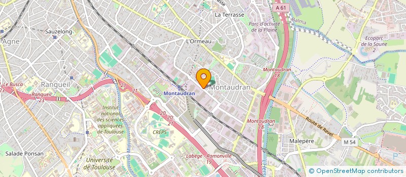 localisation de l'entreprise MONSIEUR THIBAULT DUPLAN  TOULOUSE