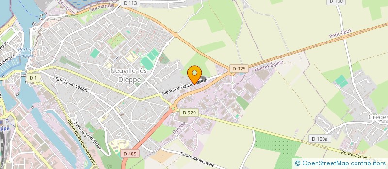 localisation de l'entreprise MONSIEUR THIBAULT DUPONT  DIEPPE