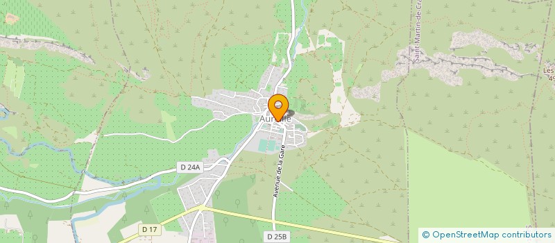 localisation de l'entreprise MONSIEUR THIBAULT DUPUIS  AUREILLE