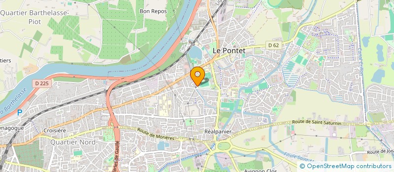 localisation de l'entreprise MONSIEUR THIBAULT DURAND  LE PONTET