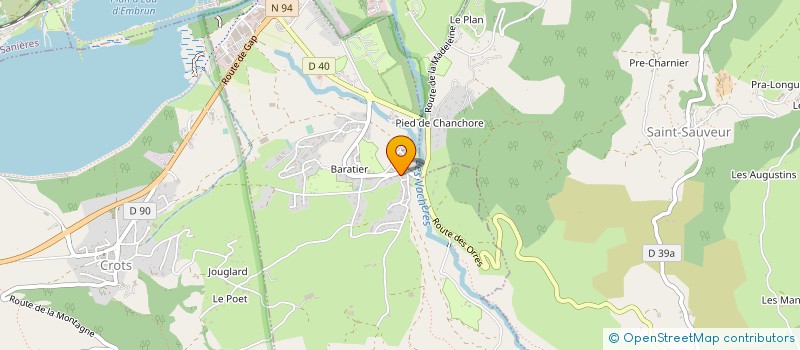 localisation de l'entreprise MONSIEUR THIBAULT DURBIN  CREVOUX