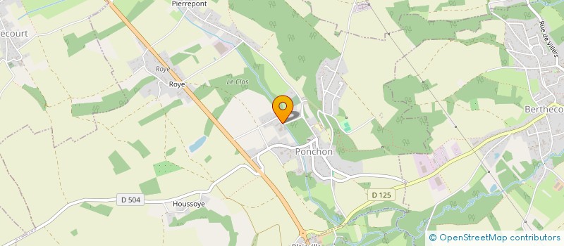 localisation de l'entreprise MONSIEUR THIBAULT DUSAUTOIR  PONCHON