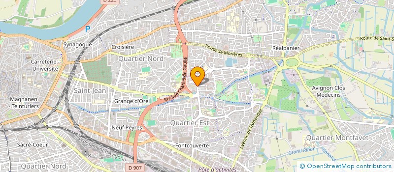 localisation de l'entreprise MONSIEUR THIBAULT DUVAL  AVIGNON