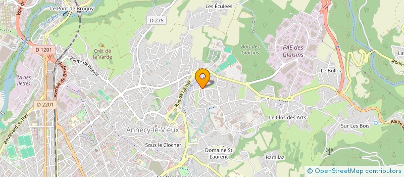 localisation de l'entreprise MONSIEUR THIBAULT DUVAL-MOLINOS à ANNECY