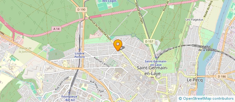 localisation de l'entreprise MONSIEUR THIBAULT DUVILLIER  SAINT-GERMAIN-EN-LAYE