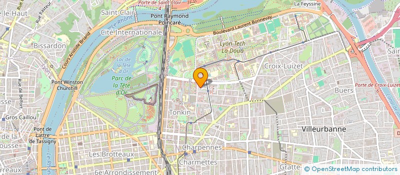 localisation de l'entreprise MONSIEUR THIBAULT ECHRAGHI VARNAMKHASTI  VILLEURBANNE