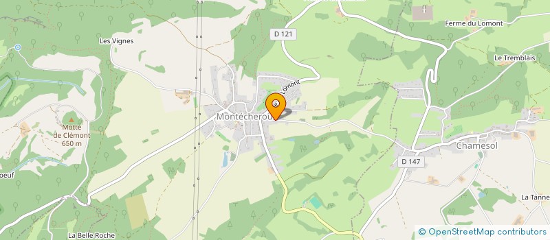 localisation de l'entreprise MONSIEUR THIBAULT ERARD  MONTECHEROUX