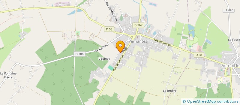 localisation de l'entreprise MONSIEUR THIBAULT ESNAULT  VERNANTES