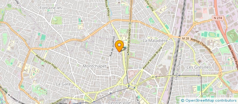 localisation de l'entreprise MONSIEUR THIBAULT FABRY à DIJON