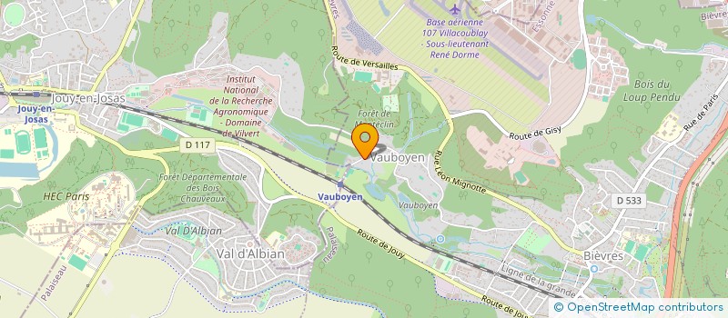 localisation de l'entreprise MONSIEUR THIBAULT FAUQUEUX à BIEVRES