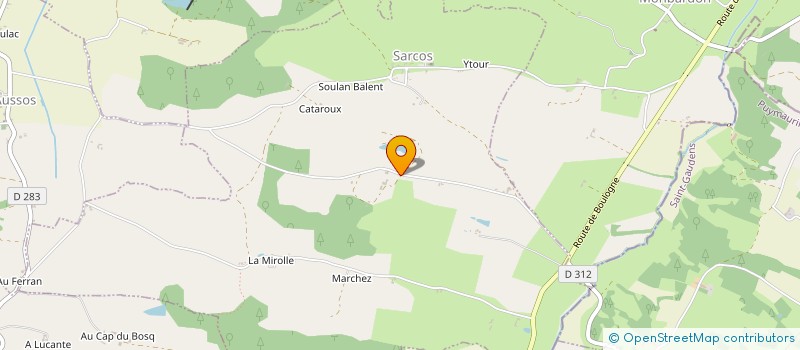 localisation de l'entreprise MONSIEUR THIBAULT FAUVINET  SARCOS