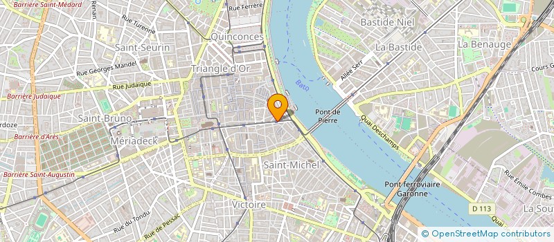 localisation de l'entreprise MONSIEUR THIBAULT FAVRE  BORDEAUX