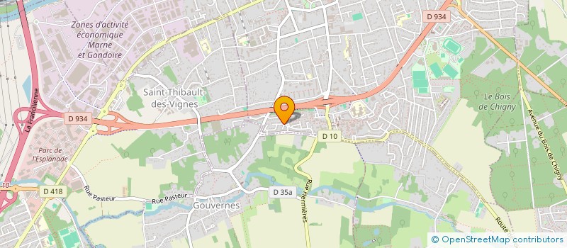 localisation de l'entreprise MONSIEUR THIBAULT FAY  LAGNY-SUR-MARNE