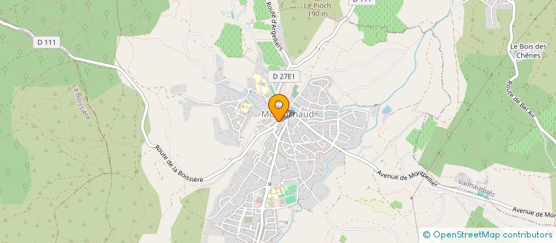 localisation de l'entreprise MONSIEUR THIBAULT FERBER  MONTARNAUD