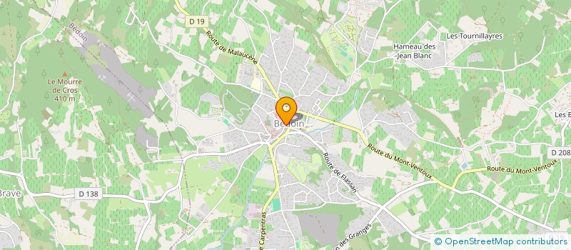 localisation de l'entreprise MONSIEUR THIBAULT FERRAGUT  BEDOIN