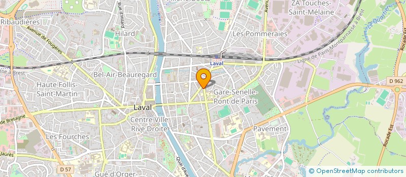 localisation de l'entreprise MONSIEUR THIBAULT FLEURY à LAVAL