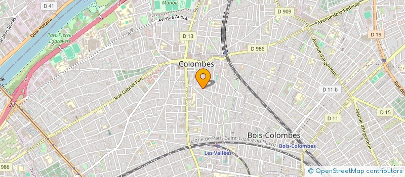 localisation de l'entreprise MONSIEUR THIBAULT FLURIN à COLOMBES