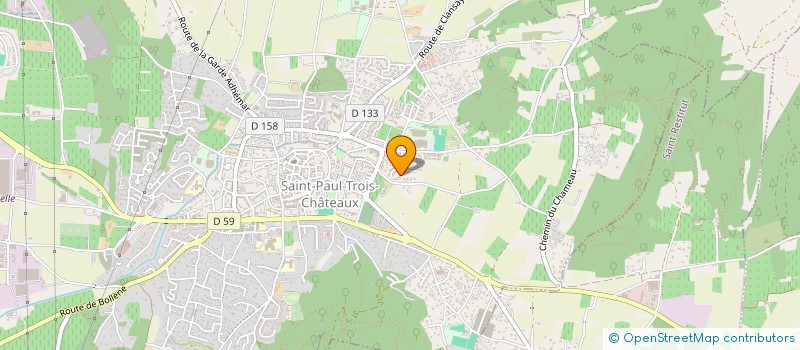 localisation de l'entreprise MONSIEUR THIBAULT FLUTEAUX  SAINT-PAUL-TROIS-CHATEAUX