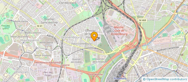 localisation de l'entreprise MONSIEUR THIBAULT FOESSER à STRASBOURG