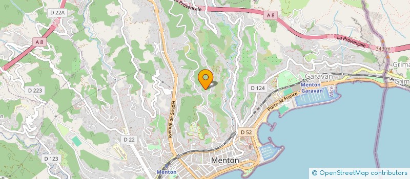 localisation de l'entreprise MONSIEUR THIBAULT FONTANEZ à MENTON