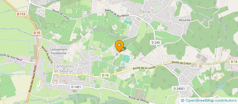 localisation de l'entreprise MONSIEUR THIBAULT FONTICH  CAMBLANES-ET-MEYNAC