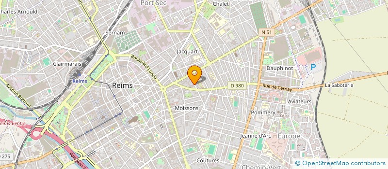 localisation de l'entreprise MONSIEUR THIBAULT FORESTIER  REIMS