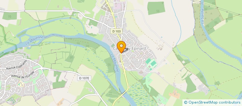 localisation de l'entreprise MONSIEUR THIBAULT FOURNIER-BIDOZ  CANTENAY-EPINARD