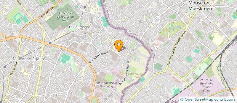 localisation de l'entreprise MONSIEUR THIBAULT FRANCOIS à TOURCOING