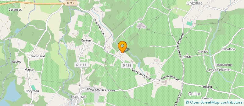 localisation de l'entreprise MONSIEUR THIBAULT FRANZINETTI  GREZILLAC