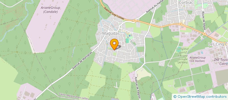 localisation de l'entreprise MONSIEUR THIBAULT FRESTEL  SAINT-MEDARD-EN-JALLES