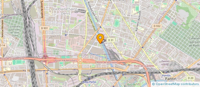 localisation de l'entreprise MONSIEUR THIBAULT FRETAY  AUBERVILLIERS