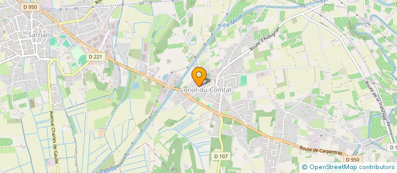 localisation de l'entreprise MONSIEUR THIBAULT FROGER  LORIOL-DU-COMTAT