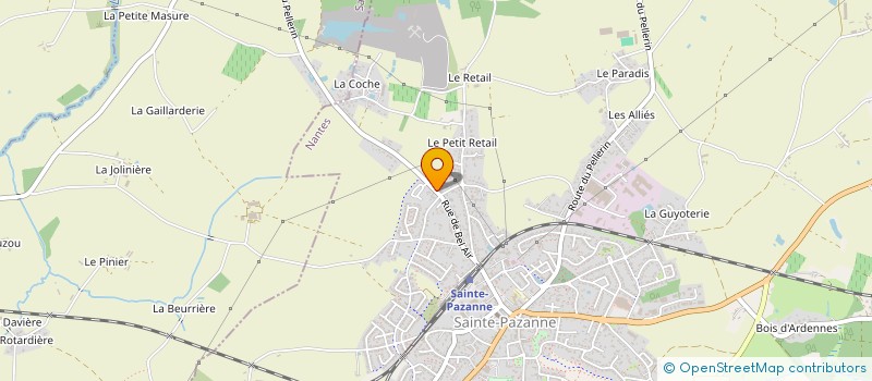 localisation de l'entreprise MONSIEUR THIBAULT GACHET  SAINTE-PAZANNE