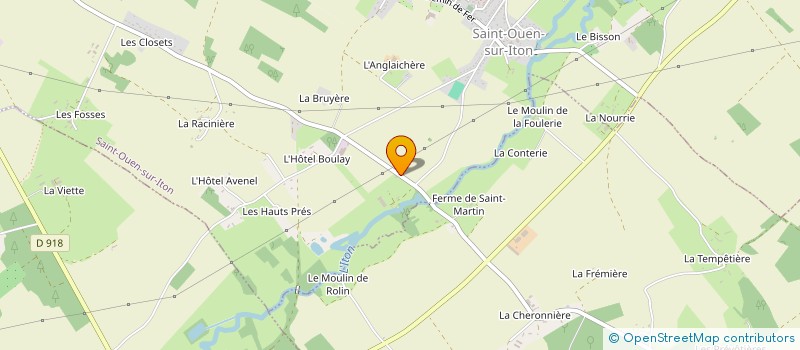 localisation de l'entreprise MONSIEUR THIBAULT GAIGNARD à SAINT-OUEN-SUR-ITON