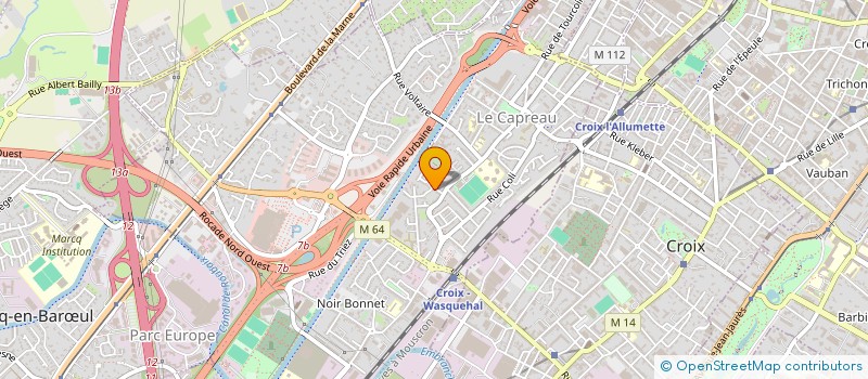 localisation de l'entreprise MONSIEUR THIBAULT GANDON  WASQUEHAL