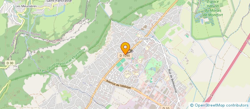 localisation de l'entreprise MONSIEUR THIBAULT GARDERET  CROLLES