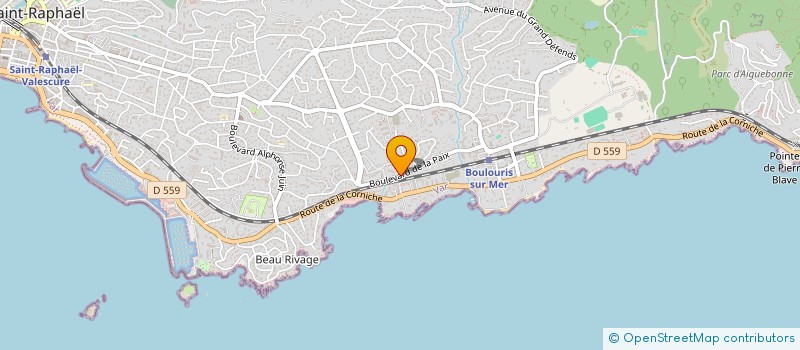 localisation de l'entreprise MONSIEUR THIBAULT GASTALDI  SAINT-RAPHAEL