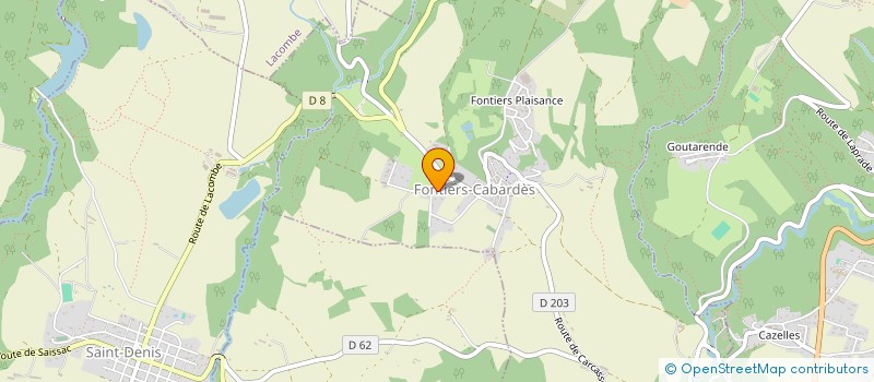 localisation de l'entreprise MONSIEUR THIBAULT GAULIER  FONTIERS-CABARDES