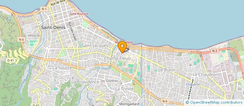 localisation de l'entreprise MONSIEUR THIBAULT GAUTHIER  SAINT-DENIS