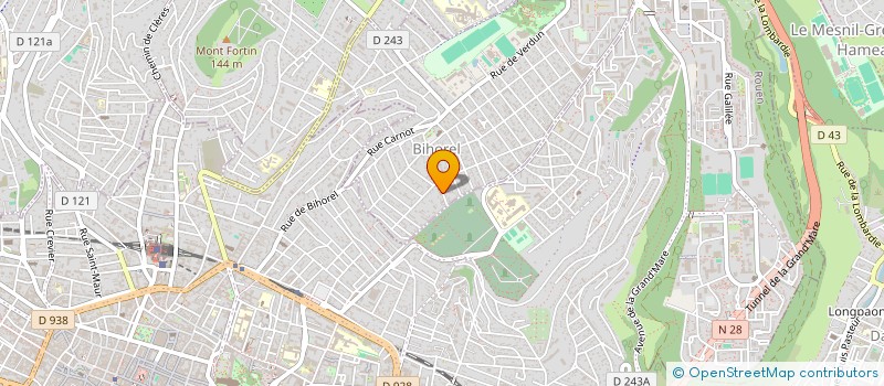 localisation de l'entreprise MONSIEUR THIBAULT GAUVRIT  BIHOREL