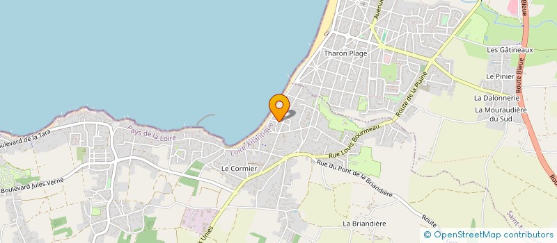 localisation de l'entreprise MONSIEUR THIBAULT GAUVRIT à LA PLAINE-SUR-MER