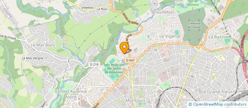 localisation de l'entreprise MONSIEUR THIBAULT GEAY à LIMOGES