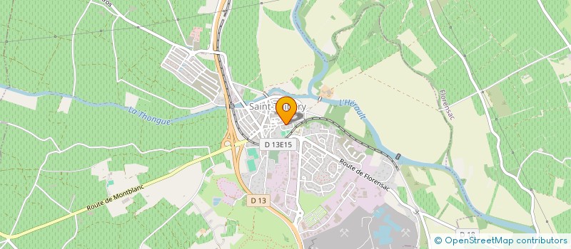 localisation de l'entreprise MONSIEUR THIBAULT GELIN  SAINT-THIBERY