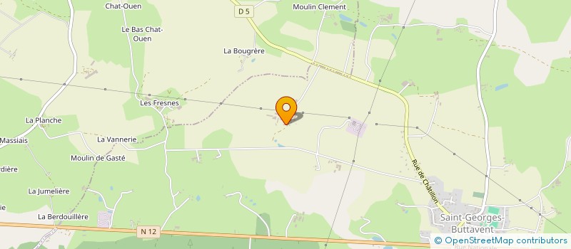 localisation de l'entreprise MONSIEUR THIBAULT GENEST  SAINT-GEORGES-BUTTAVENT