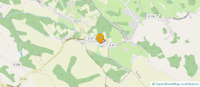 localisation de l'entreprise MONSIEUR THIBAULT GENTEL-DEHENNE  LE BORN