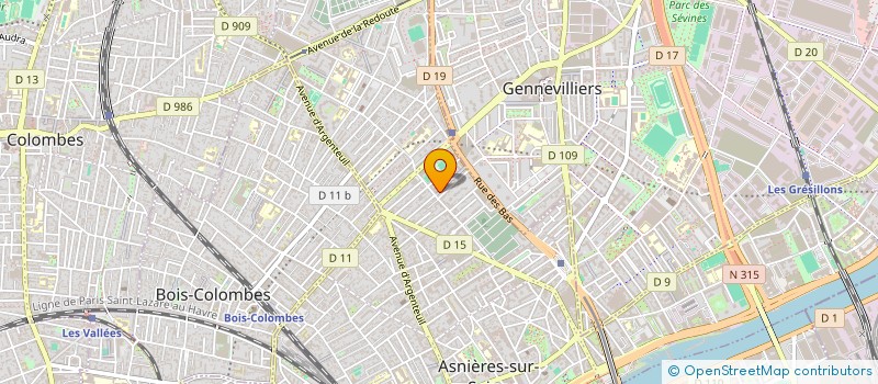 localisation de l'entreprise MONSIEUR THIBAULT GEORGE à ASNIERES-SUR-SEINE