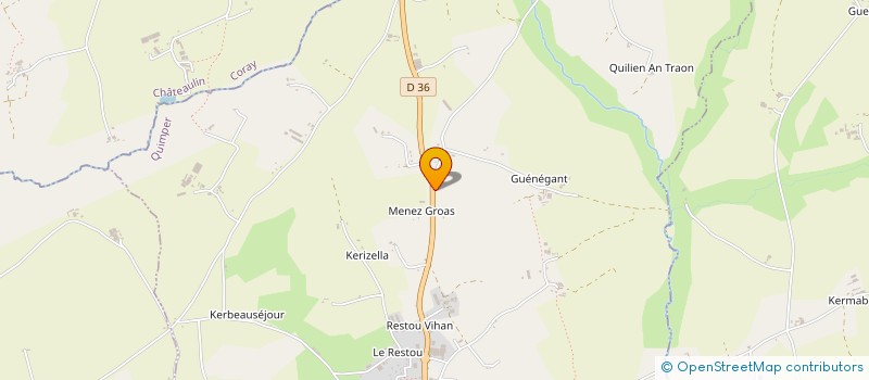 localisation de l'entreprise MONSIEUR THIBAULT GERARD  TOURCH