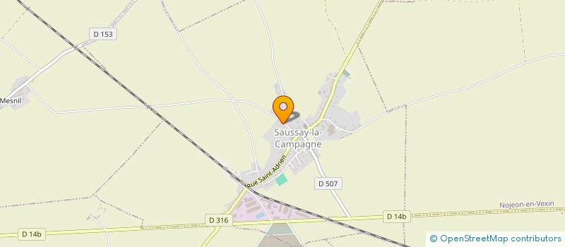 localisation de l'entreprise MONSIEUR THIBAULT GIJON  SAUSSAY-LA-CAMPAGNE
